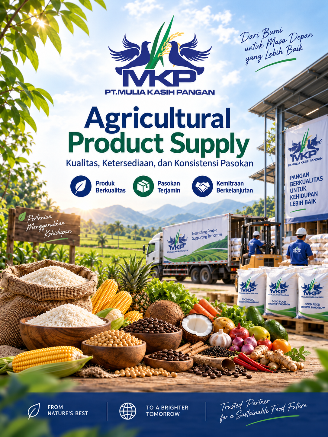 Agricultural Product Supply PT Mulia Kasih Pangan supplier produk pertanian Indonesia